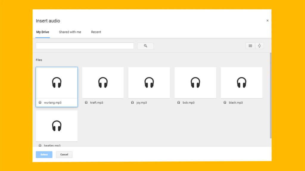how to add music to google slides easily